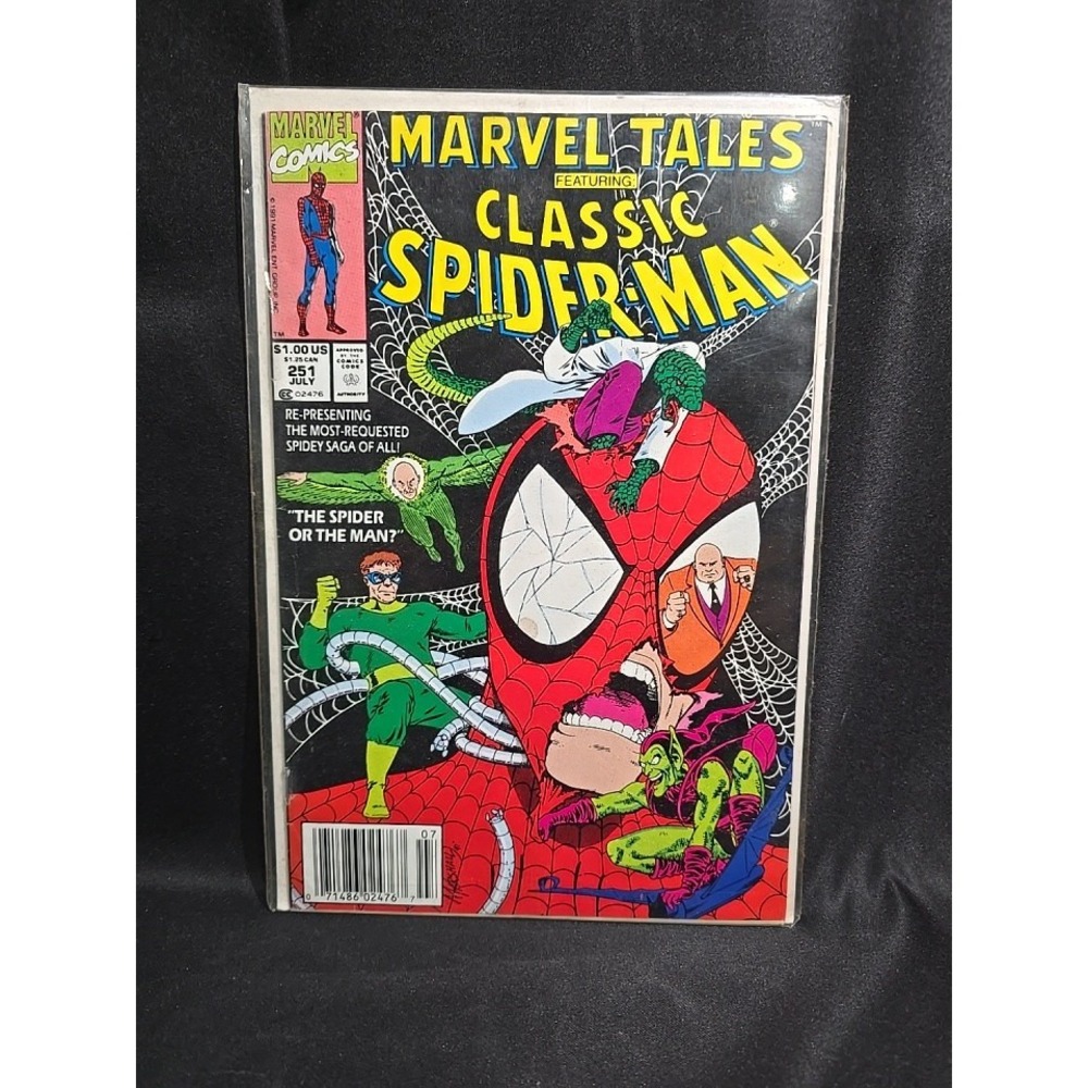 Marvel Tales Featuring Classic Spider-Man #251 July 1991 Marvel Comics Vol 2